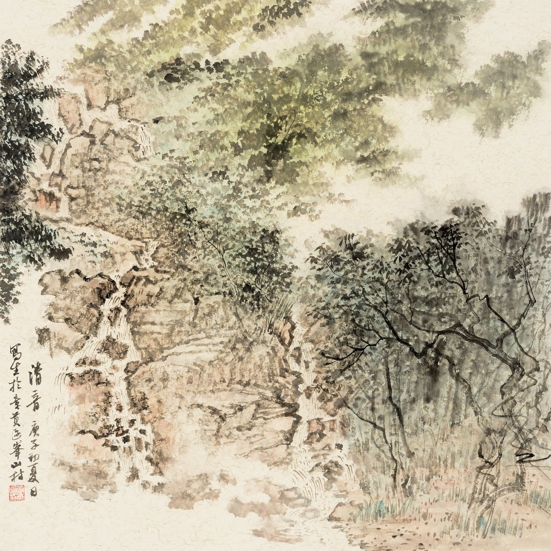 黄燕鸣《清音》 中国画40cmX40cm.jpg