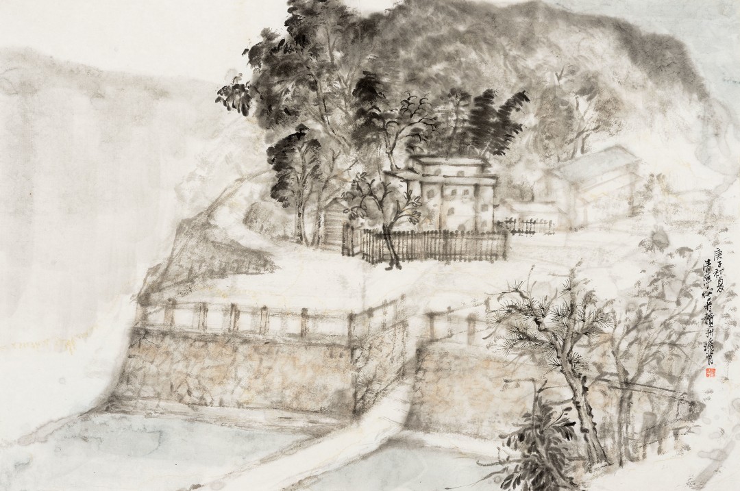 许清萍 《赣州瑶背写生》 中国画46cmX69cm.jpg