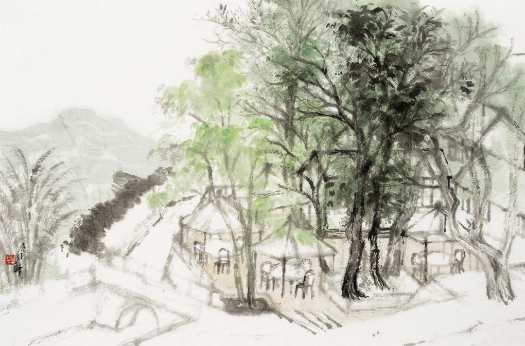 万新 《赣南山水三》 中国画46cmX69cm (2).jpg
